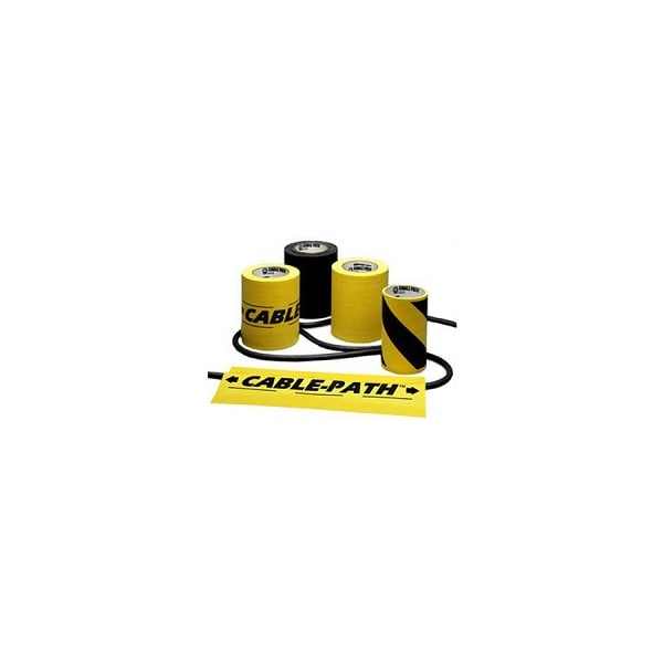 Cable Path Tape 4" W x 30yds- Black
